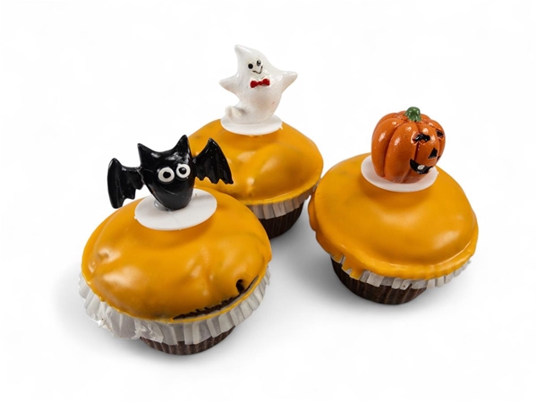 Halloween mini choco muffin