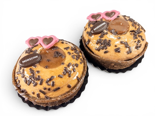 Chocolade caramel tartelette